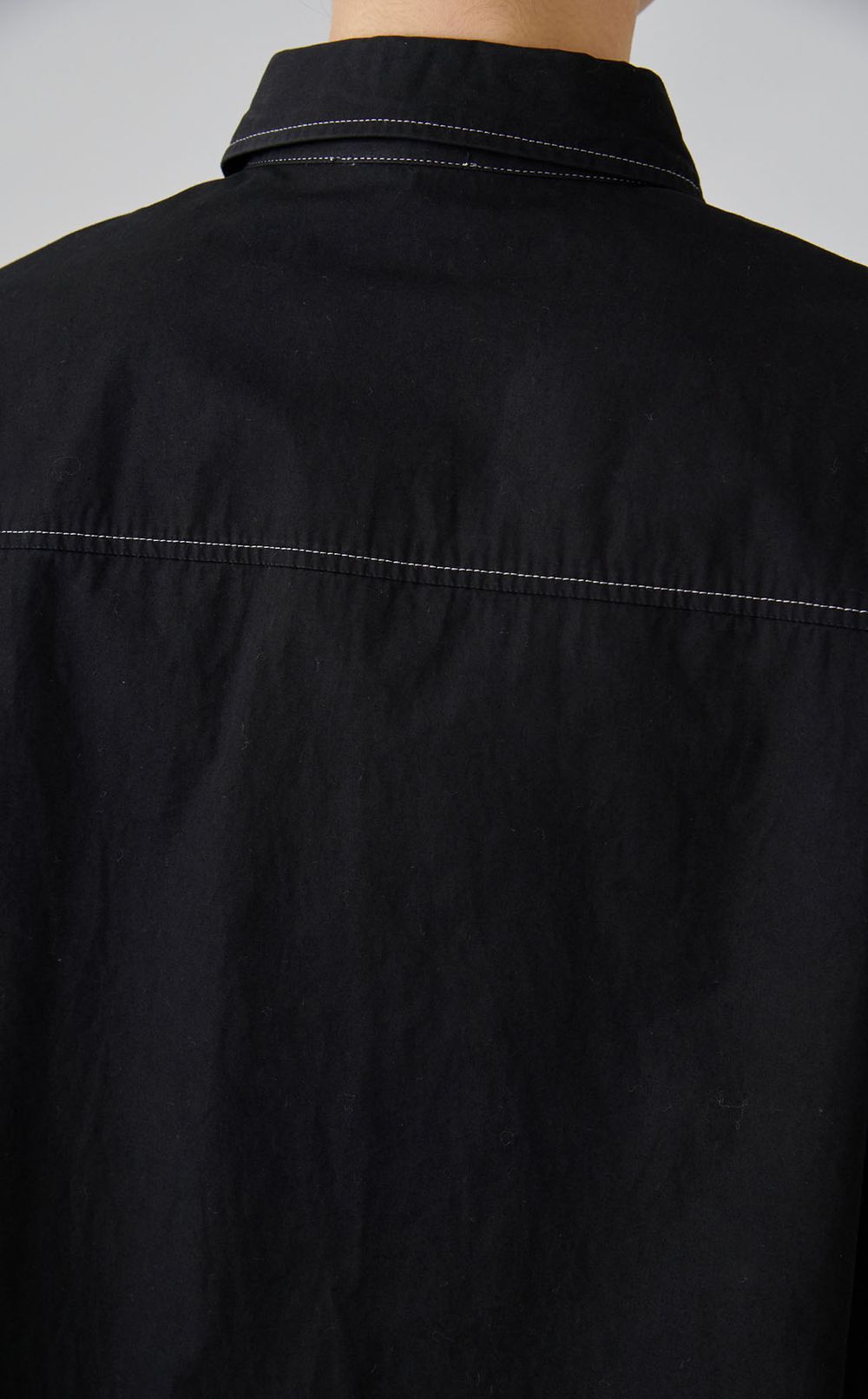 【reADdress】コットンポプリンレース半袖シャツ