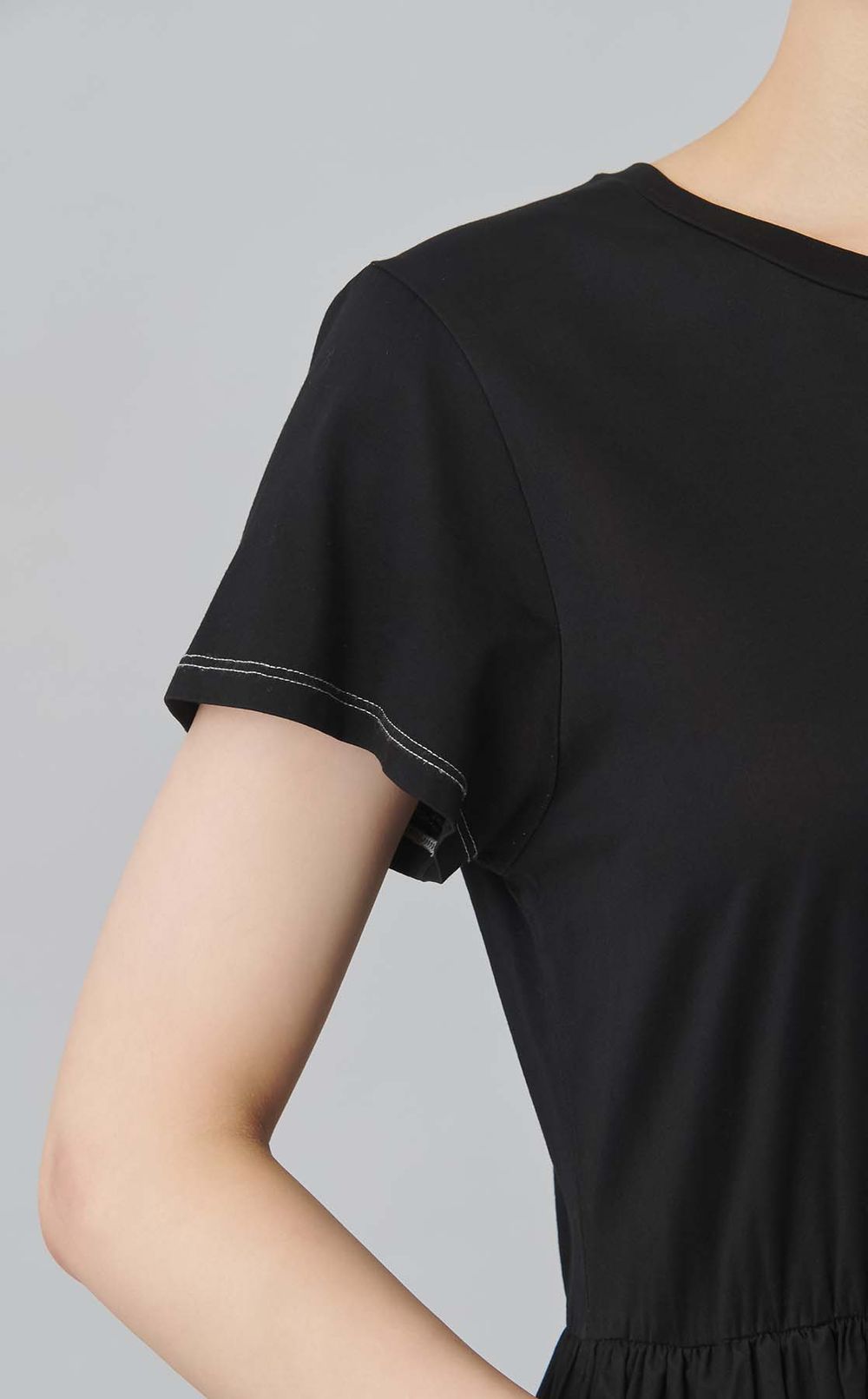 【reADdress】カットソーコンビワンピース