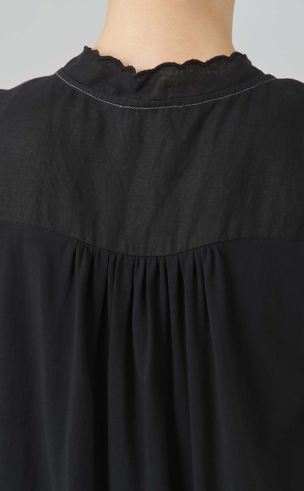 【reADdress】ノースリーブトリミングブラウス