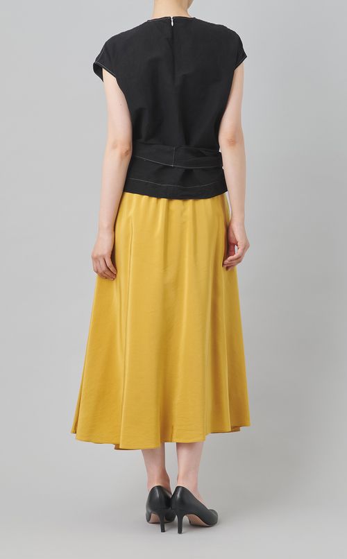 【reADdress】コットンドレープシャツ