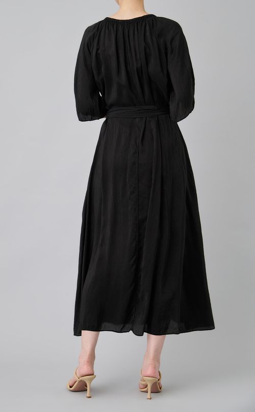 【reADdress】ラウンドネックロングワンピース