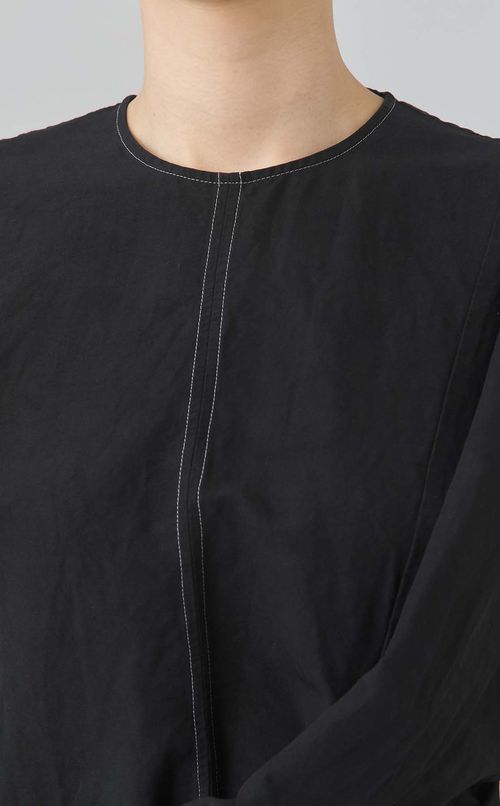 【reADdress】コットンドレープシャツ