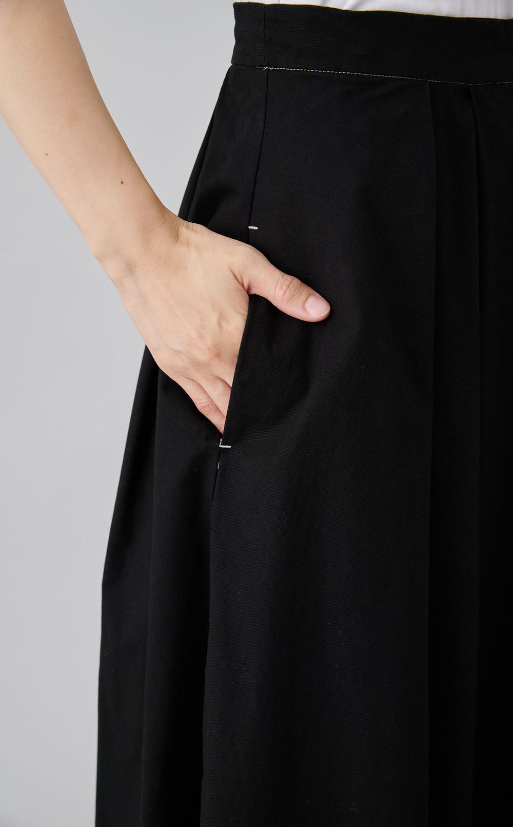 【reADdress】ウエストベルトフレアスカート