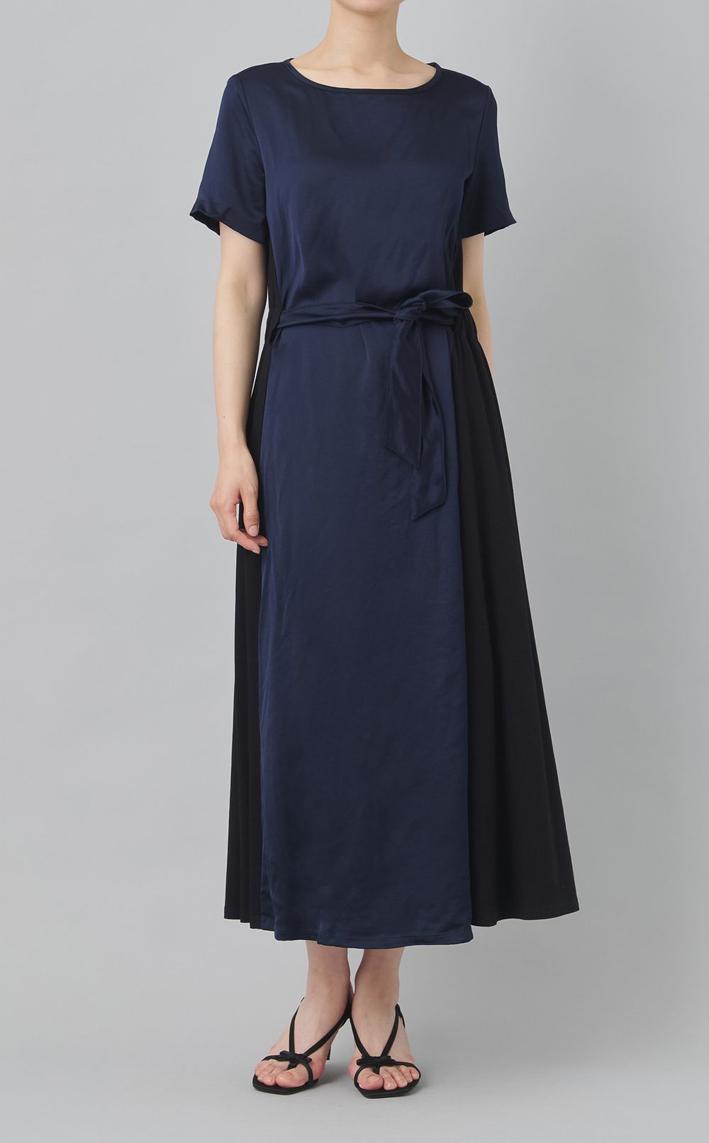 【reADdress】ベルト付ジャージーワンピース