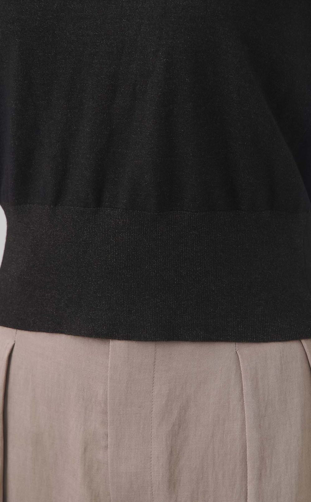 【reADdress】シアースリーブニットプルオーバー