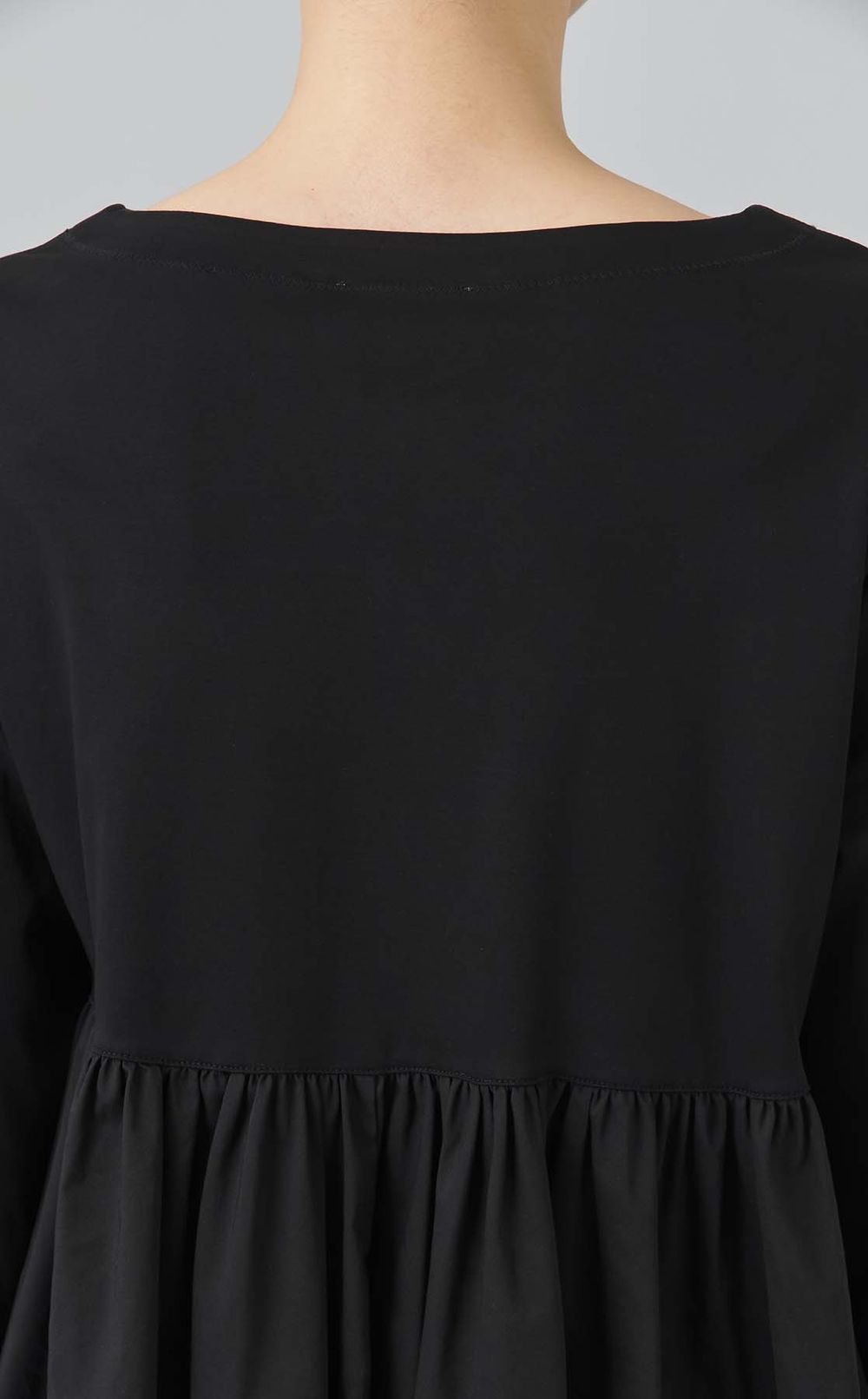 【reADdress】コンビフリルプルオーバーカットソー