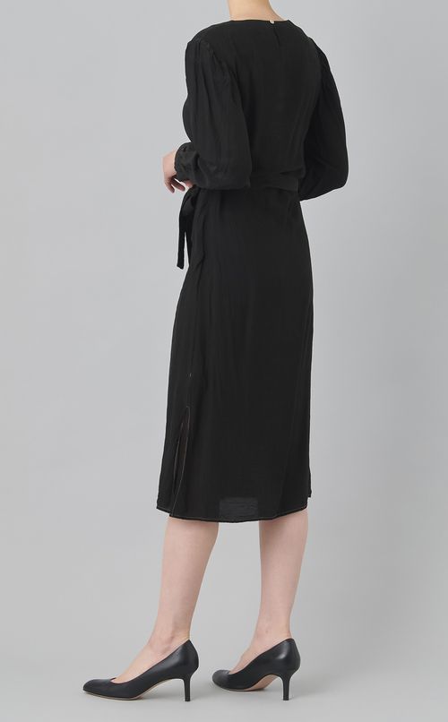 【reADdress】ベルテッドミディワンピース