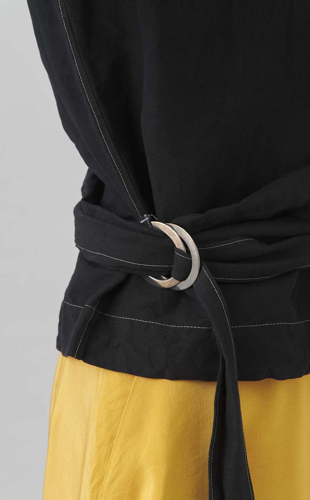 【reADdress】コットンドレープシャツ