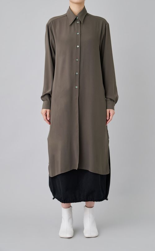 ロングフロントシャツ