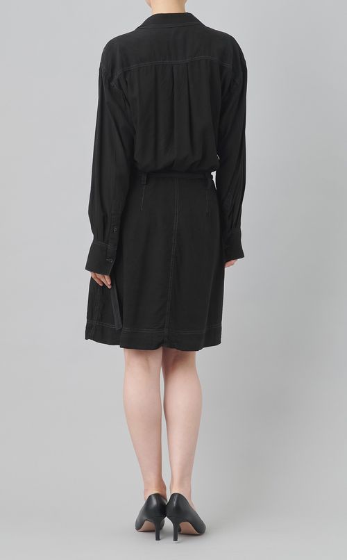 【reADdress】ラップロングシャツワンピース