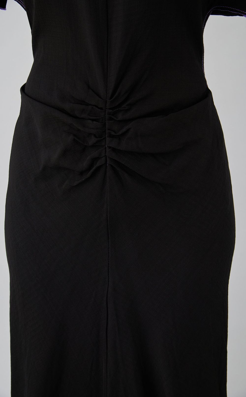 【reADdress】ギャザーウエストミディワンピース