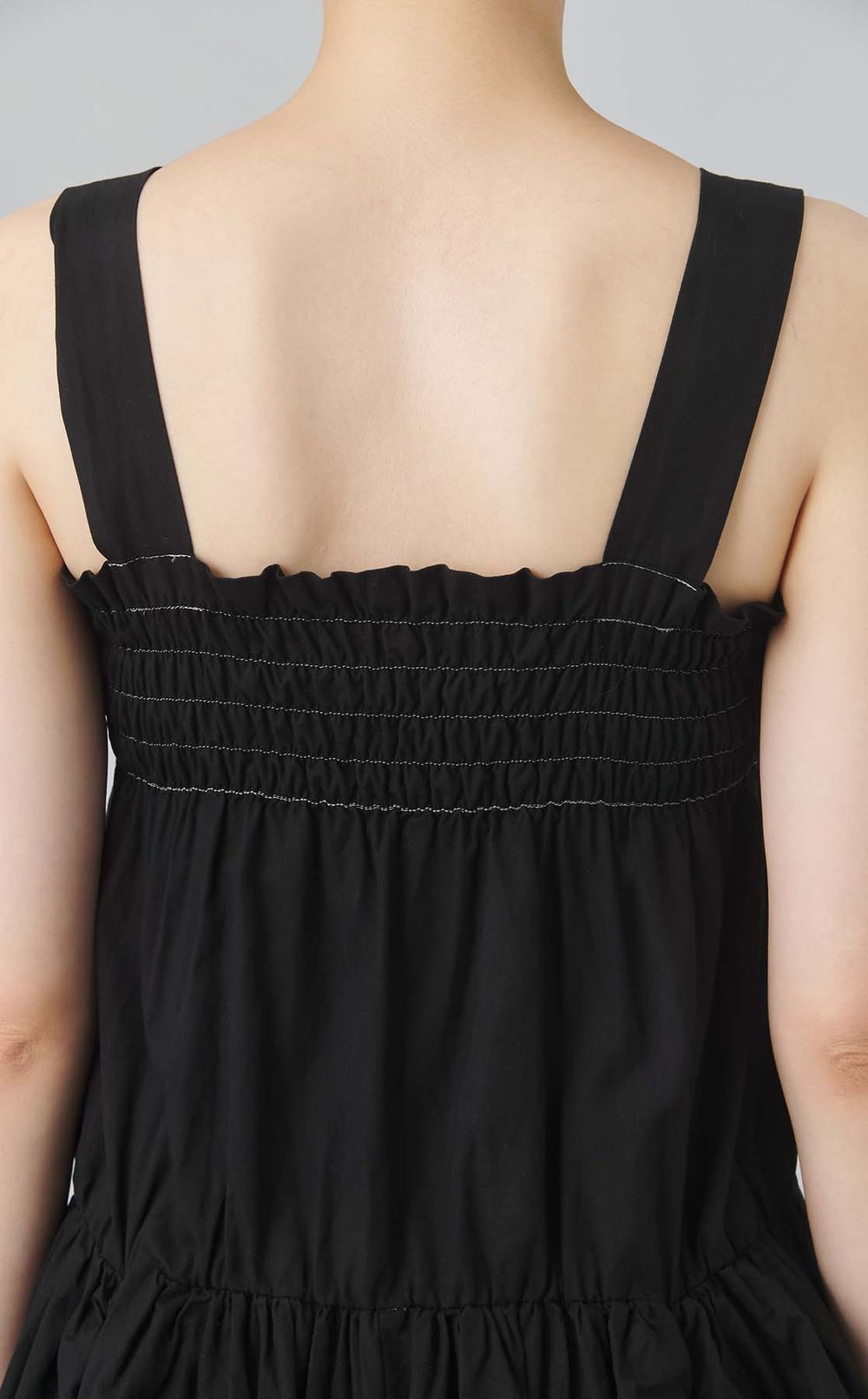 【reADdress】コットン2wayギャザーワンピース