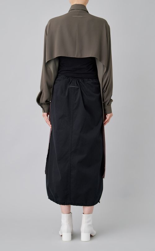 ロングフロントシャツ