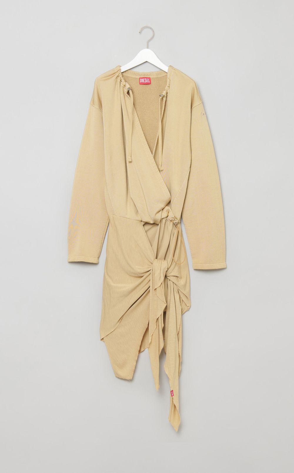 カシュクールジャージワンピース