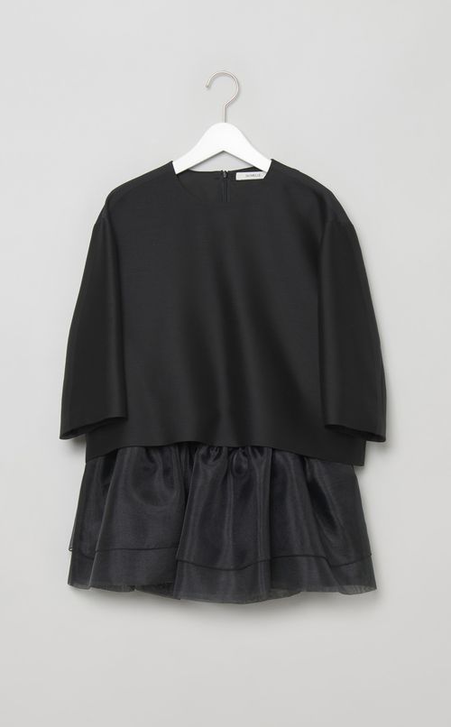 ツイルコンビブラウス