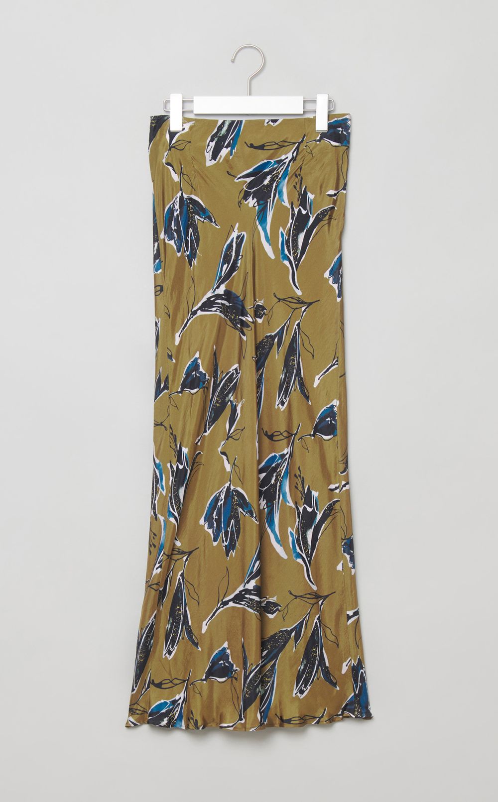 フラワープリントロングスカート