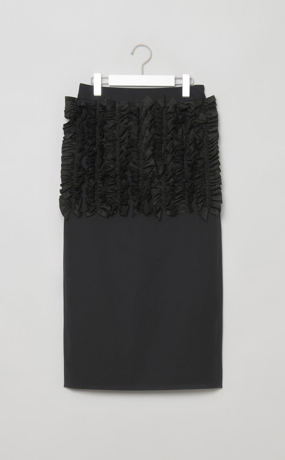 ギャザーフリルペンシルスカート