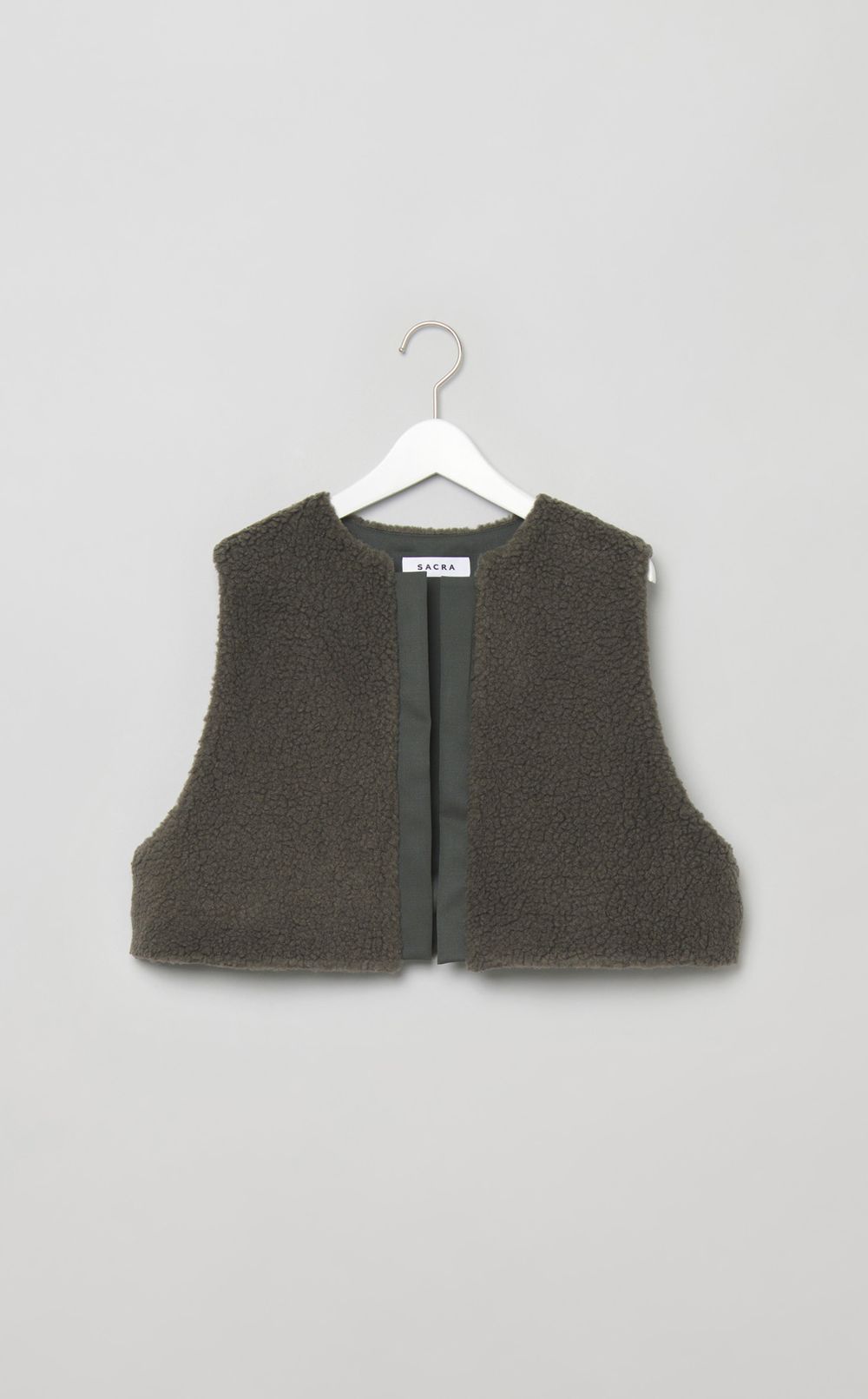 プードルボアショートジレ