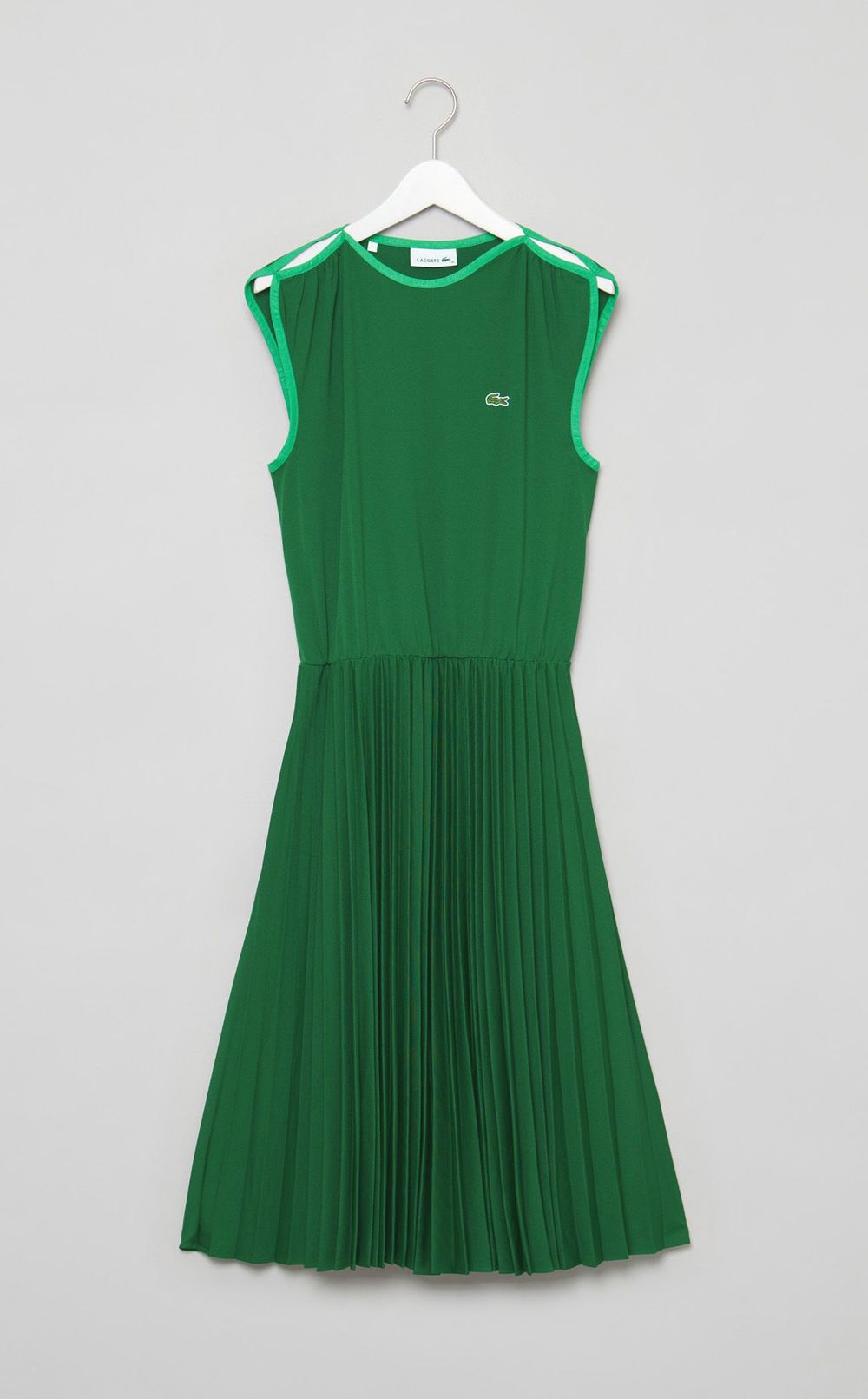 プリーツノースリーブワンピース