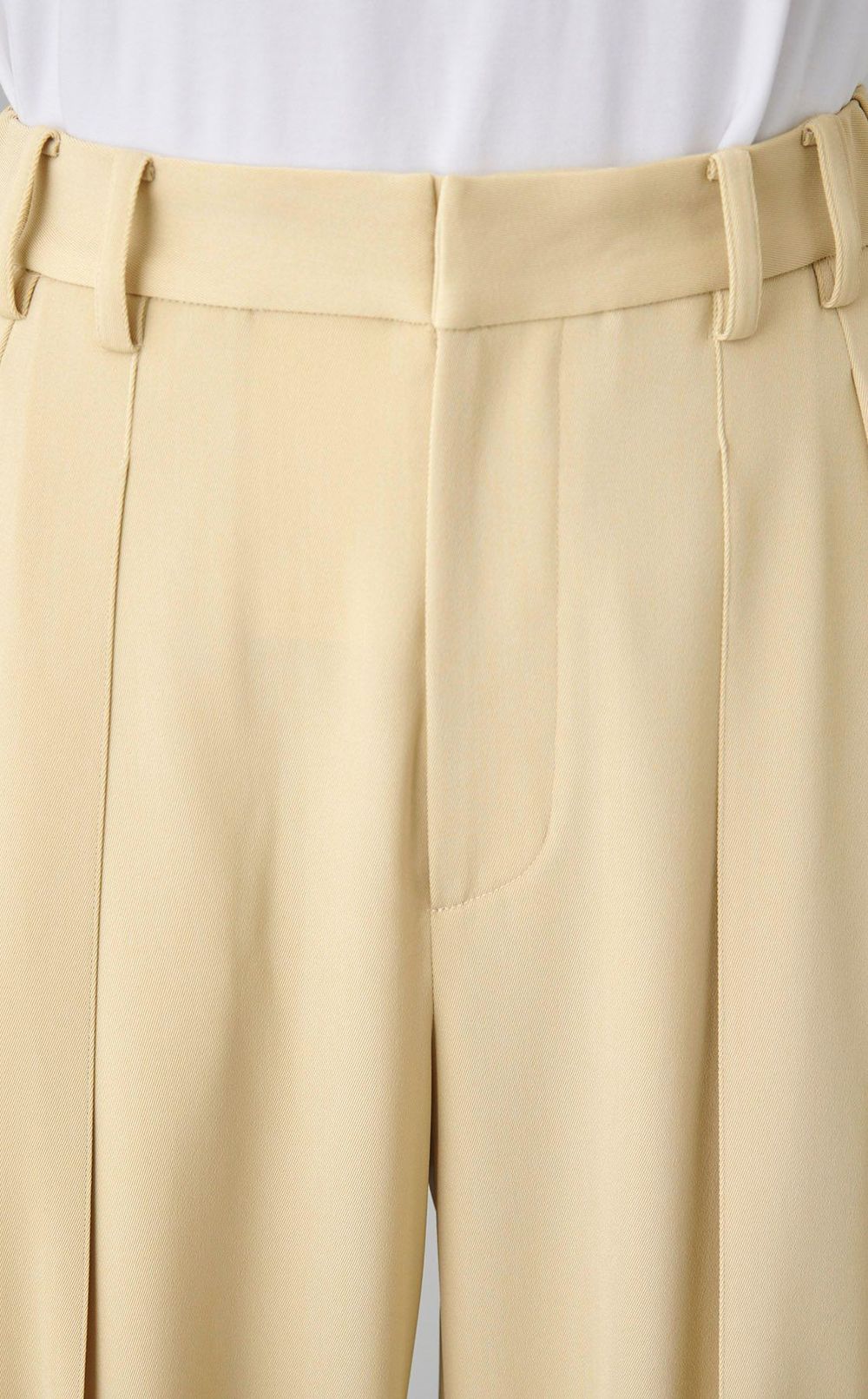 2タックツイルテーパードパンツ