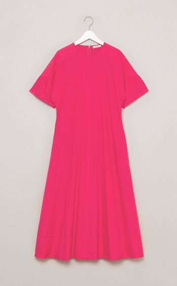 【別注】カーブスリーブフレアワンピース