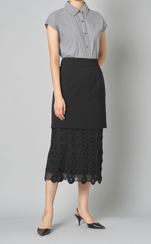 ケープ付ノースリーブシャツ