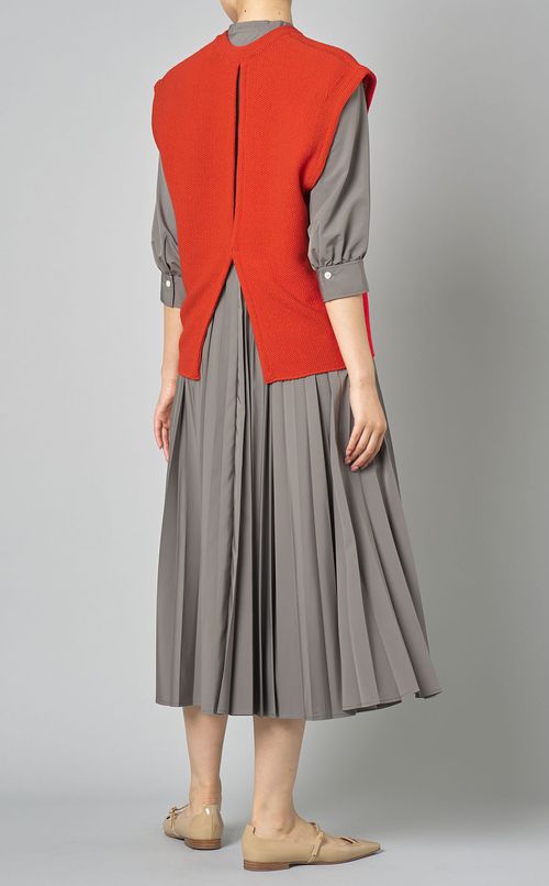 モスステッチニットベスト