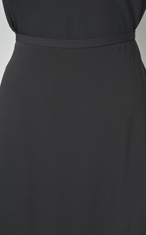 シアーアシンメトリーミディスカート