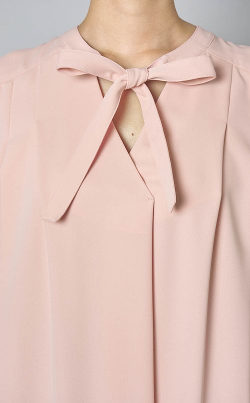 ノースリーブタックドレープワンピース