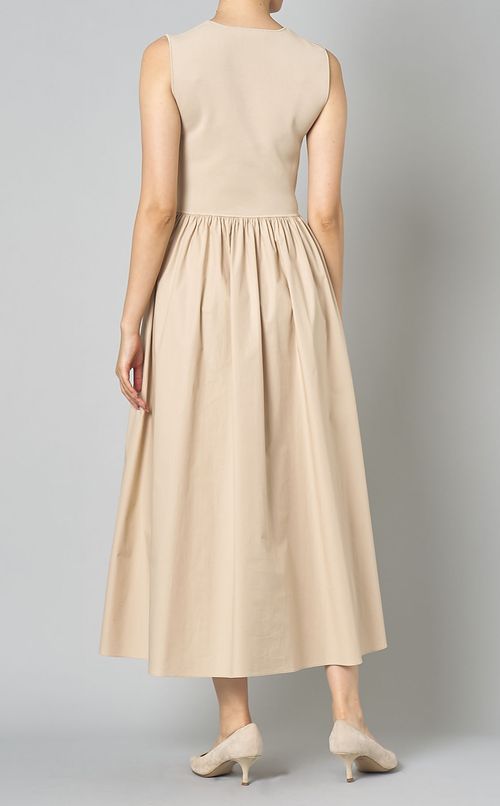 ニットドッキングロングワンピース