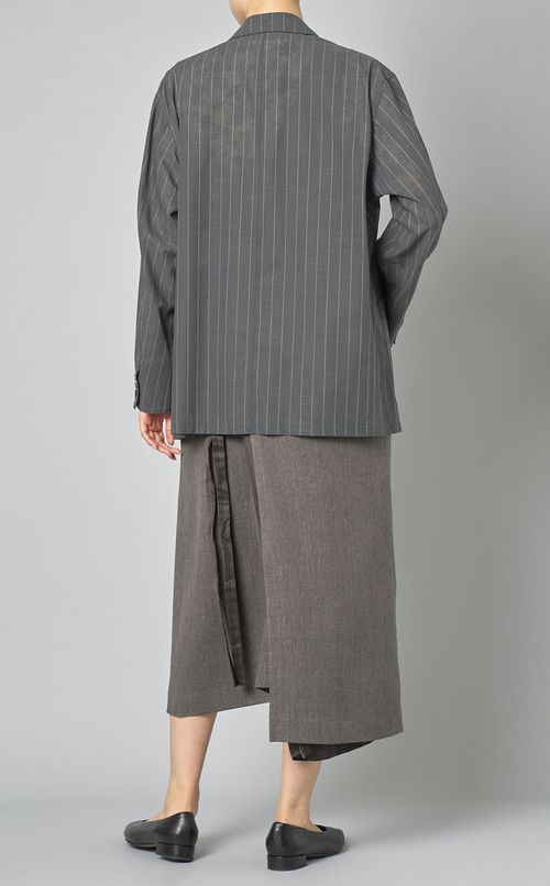 ピンストライプリバーシブルジャケット