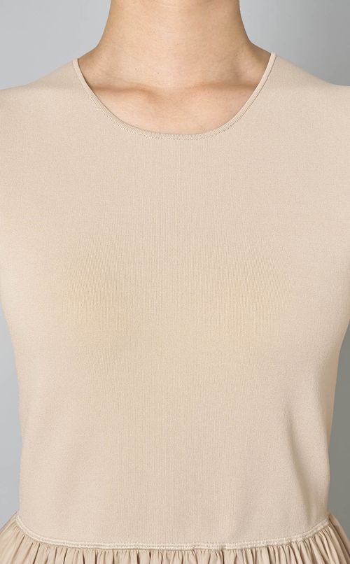 ニットドッキングロングワンピース