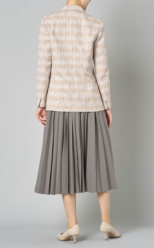 カラーツイードダブルジャケット