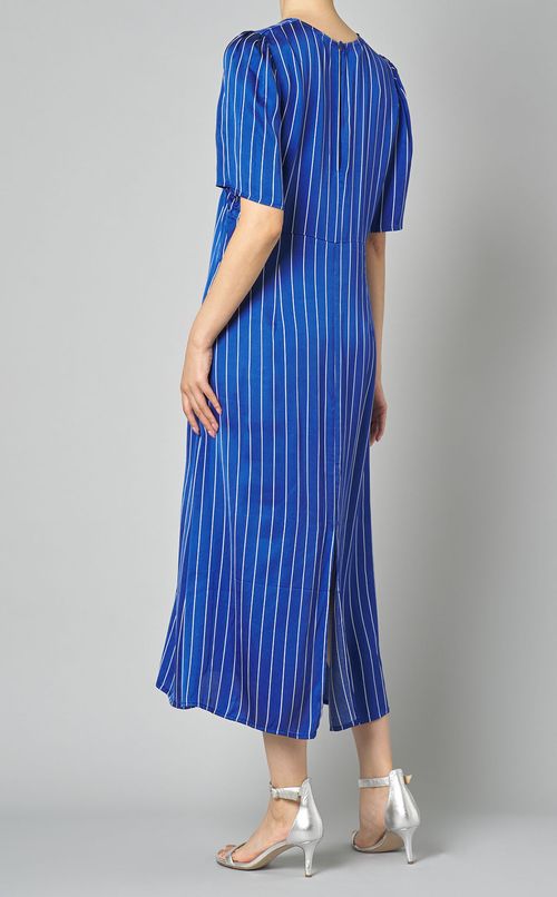 ストライプショートスリーブワンピース