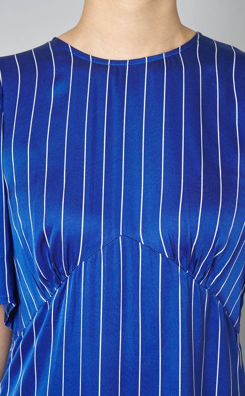 ストライプショートスリーブワンピース