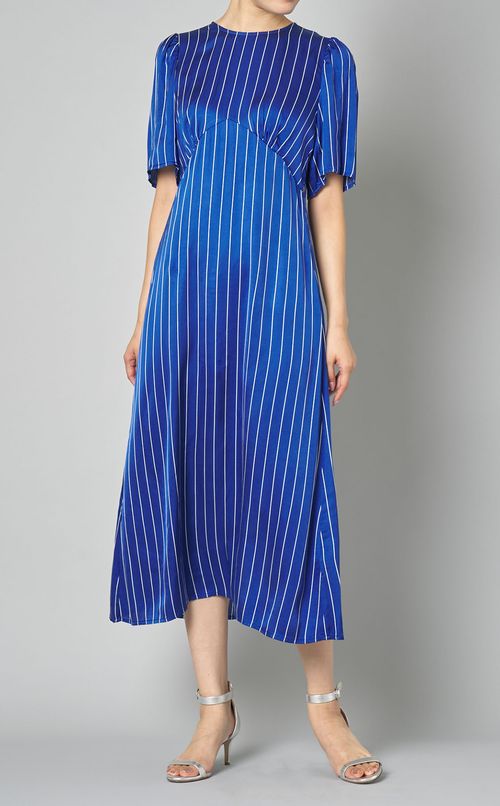 ストライプショートスリーブワンピース