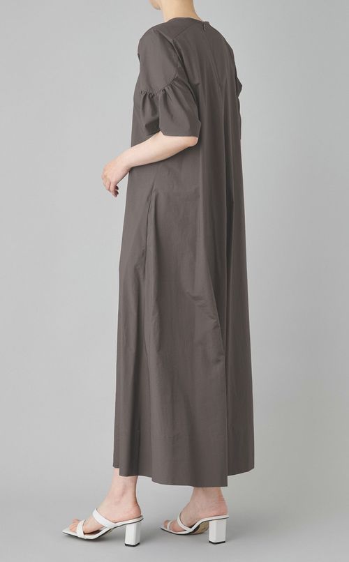 【別注】カーブスリーブフレアワンピース