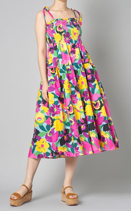 マルチプリントキャミソールワンピース