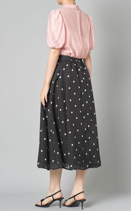 カットジャガードタックスカート