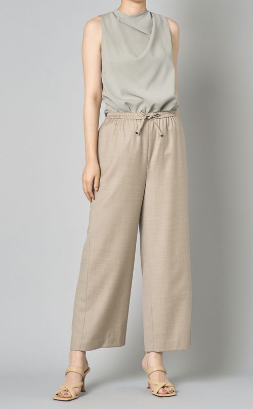 マイクロウォッチギャザーパンツ