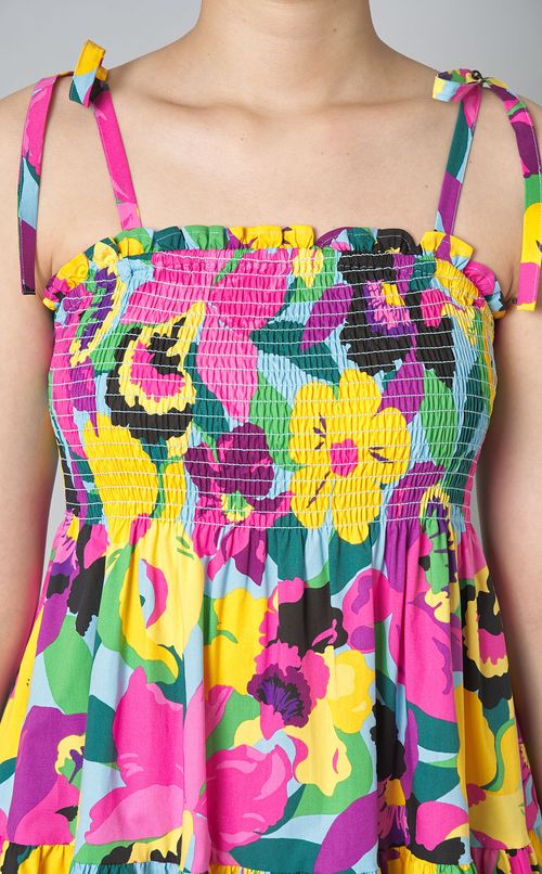 マルチプリントキャミソールワンピース