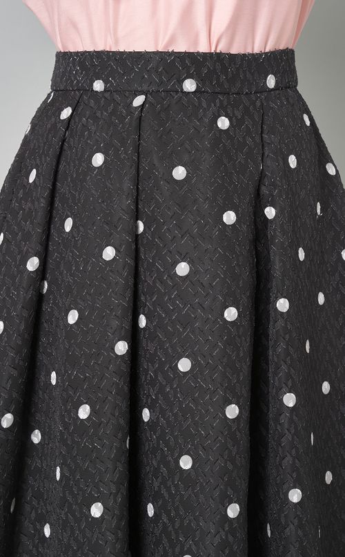 カットジャガードタックスカート