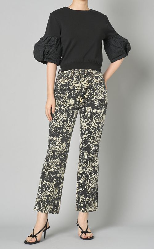 バルーンスリーブハイゲージトップス