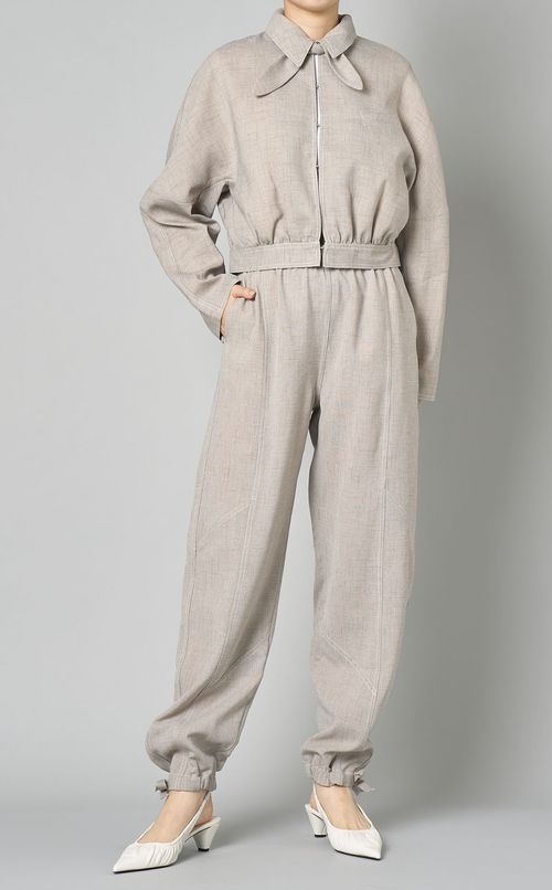 ライトメランジドローコードパンツ