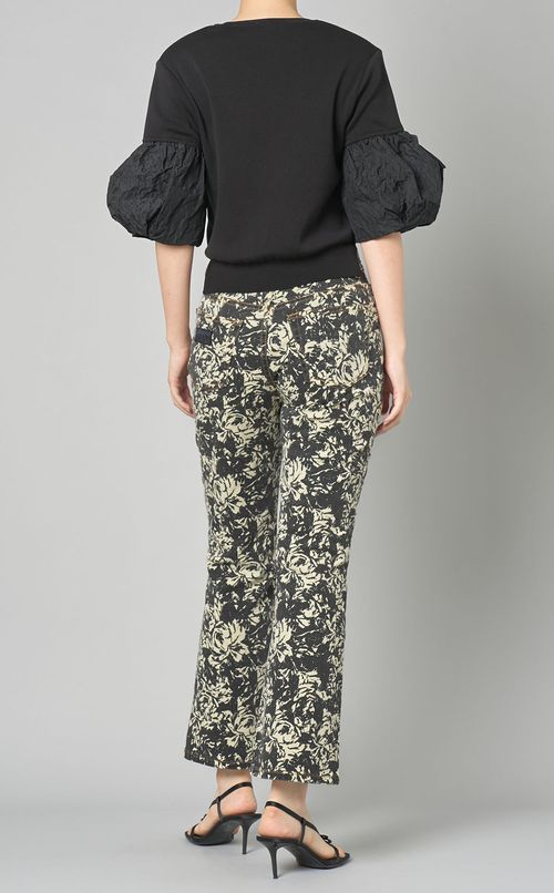 バルーンスリーブハイゲージトップス