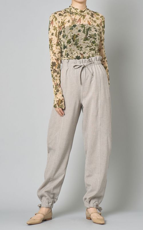 ライトメランジドローコードパンツ