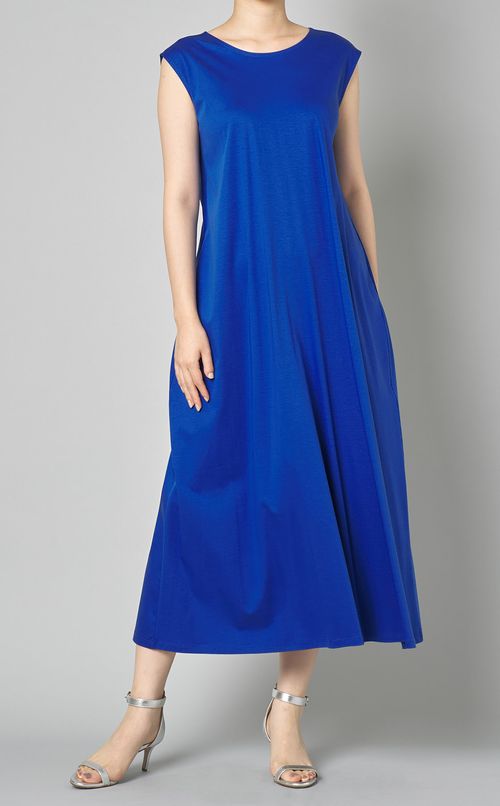 2wayジャージーロングドレス