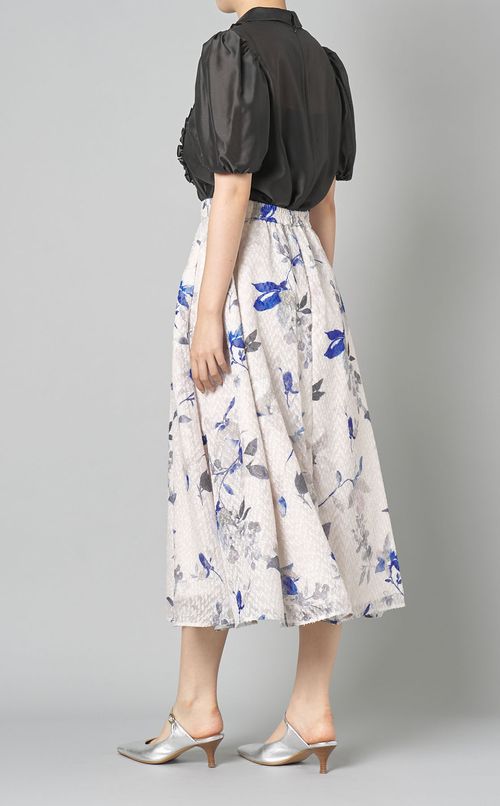 カットジャガードタックスカート