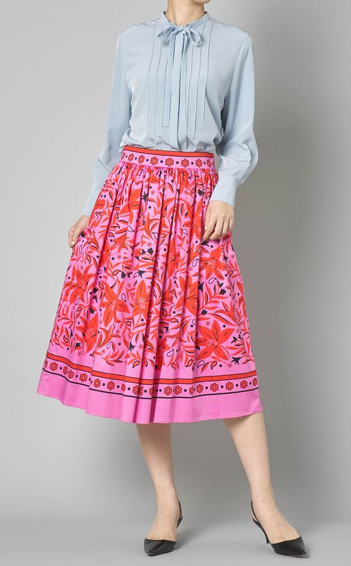 リリープリン卜ギャザースカート