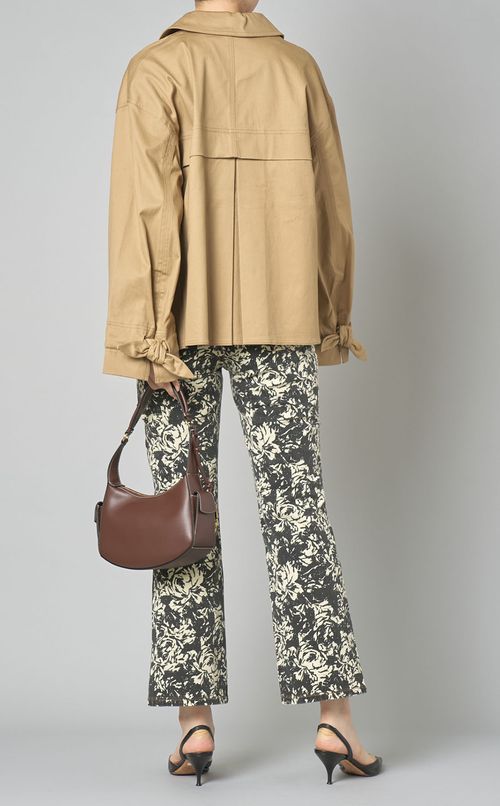 レザーミディショルダーバッグ